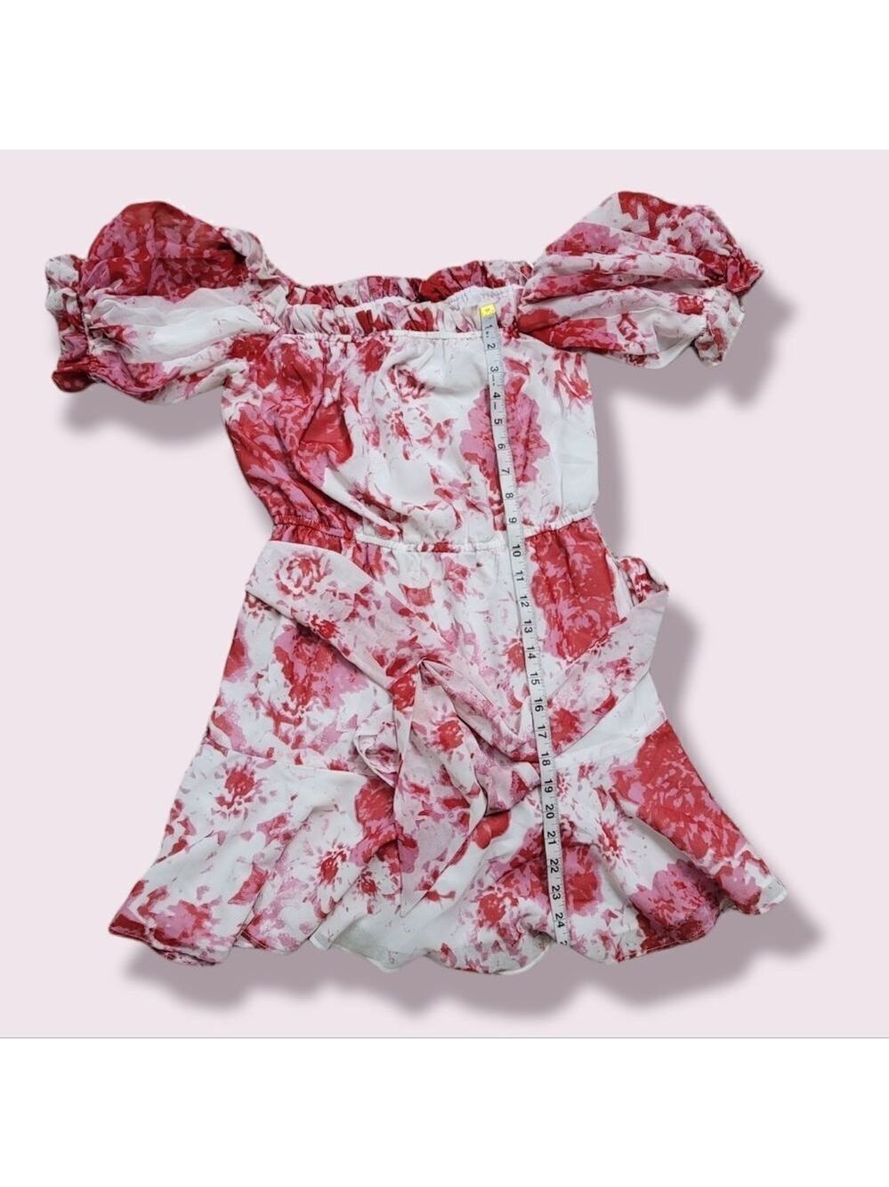 Keepsake The Label Ruffle Rose Mini Dress - Picture 11 of 13